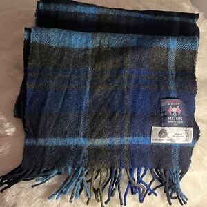 J  Crew x Moon Plaid Wool Scarf
